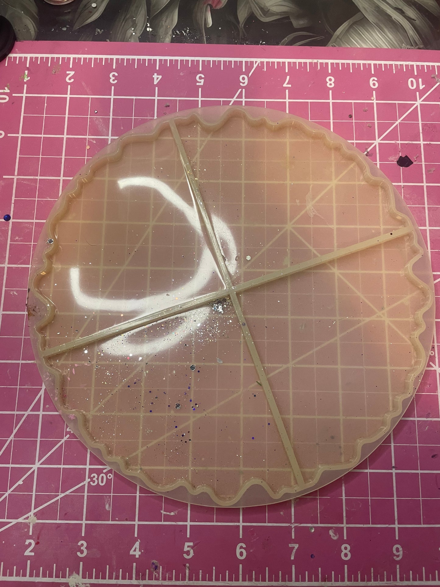 Coaster resin mold