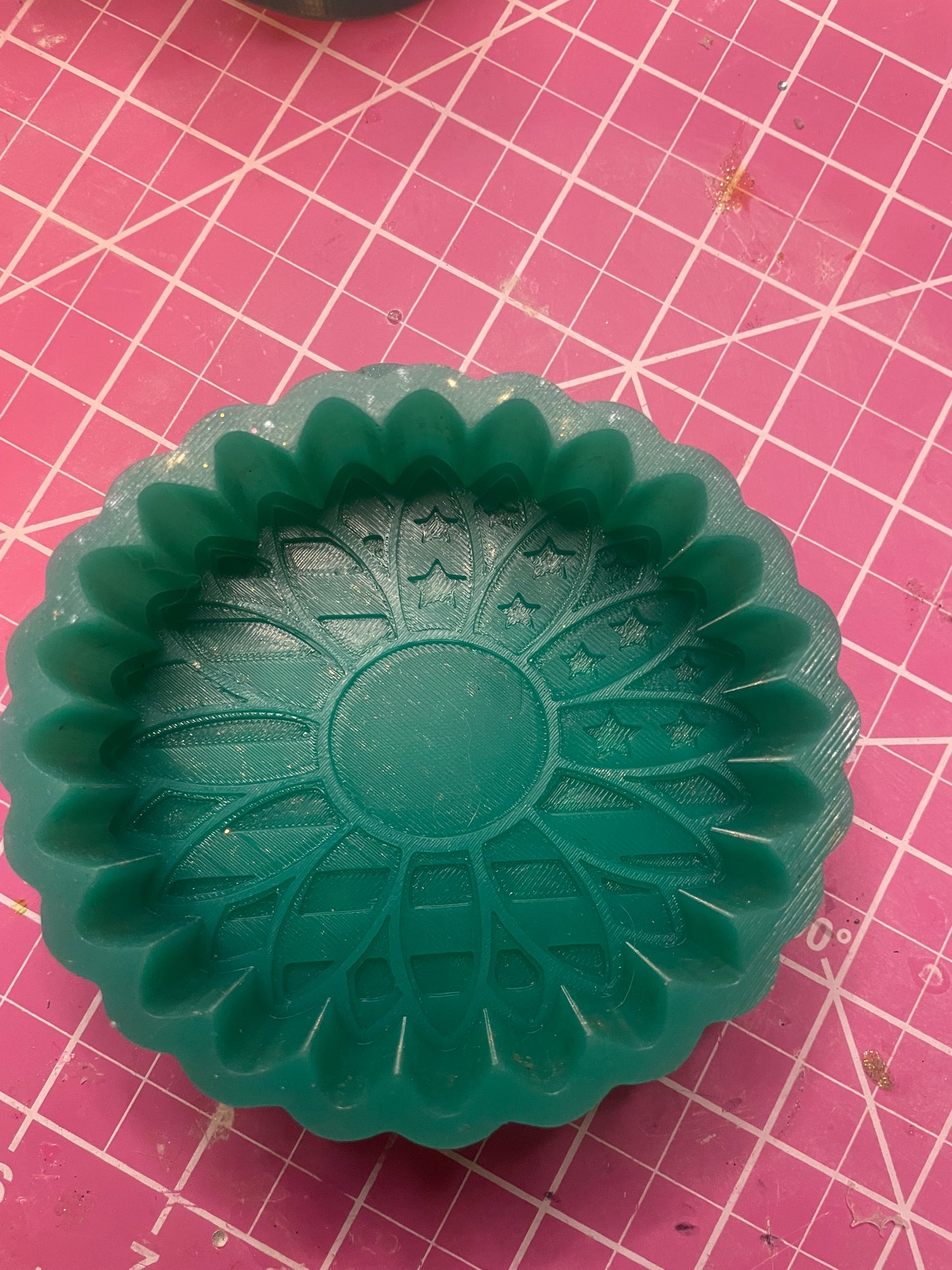 Sunflower flag freshie mold