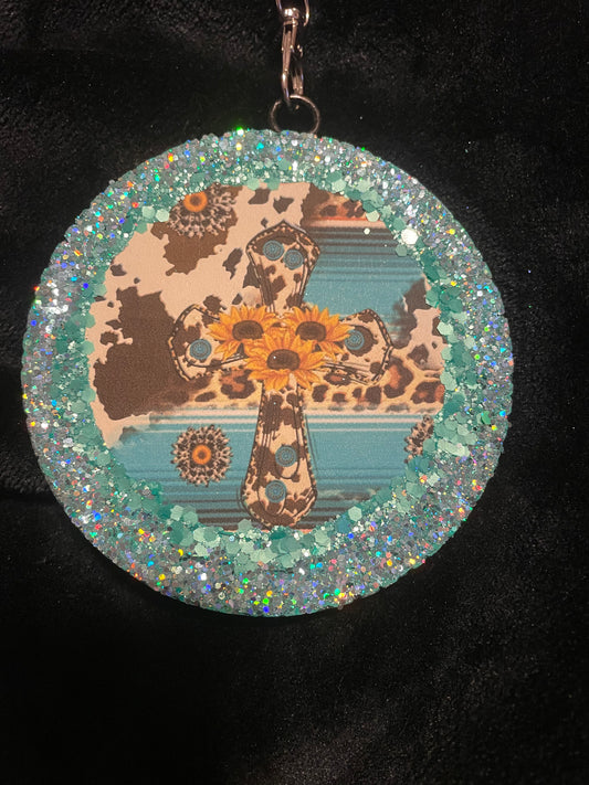 Birds of paradise circle cross